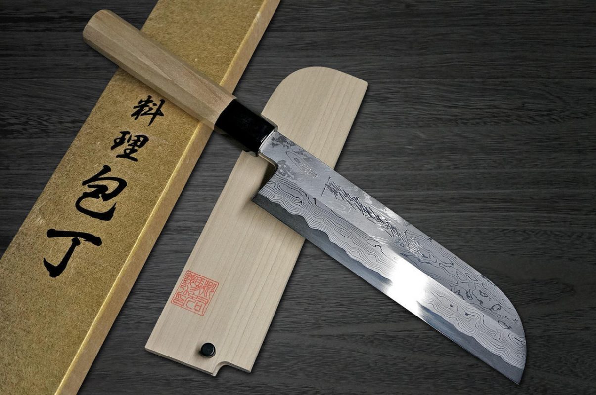 Acquista Yoshihiro Aogami No.1 Damascus Suminagashi B1SN Kamagata-Usuba  dello chef giapponese (verdura) 195mm con guaina Saya e manico in legno di  magnolia Grande Vendita comodo - IN VENDITA su a